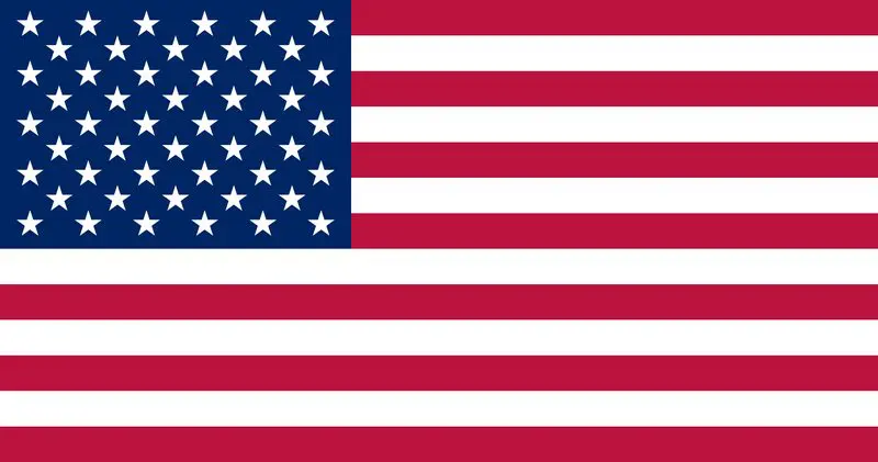 A flag of the united states.